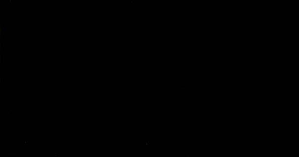 Multi Abstracto Salpicadura Tinta Pincel Horizontal Carrera Negro Transición Croma — Vídeo de stock