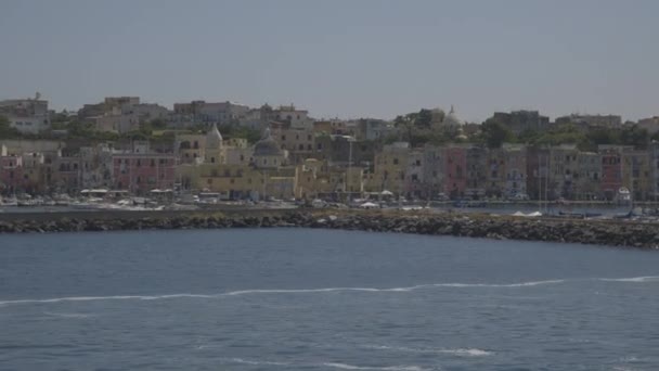Eski binada renkli: Ischia — Stok video