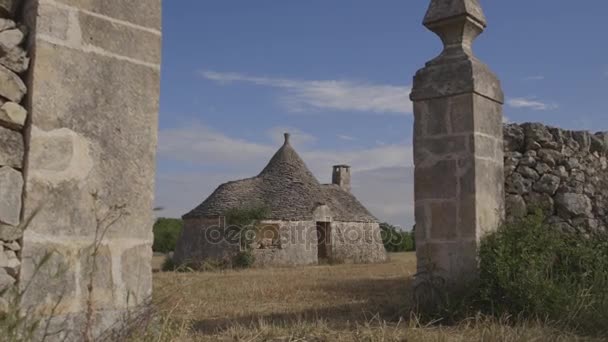 Trulli Campagna in italy — Stock Video