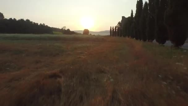 Hermoso paisaje en Toscana — Vídeos de Stock