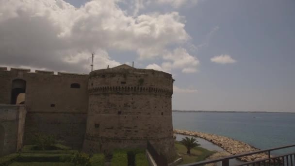 Castelo em Taranto, Italia — Vídeo de Stock