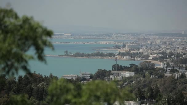 Θέα στην πόλη της Τύνιδας — Αρχείο Βίντεο