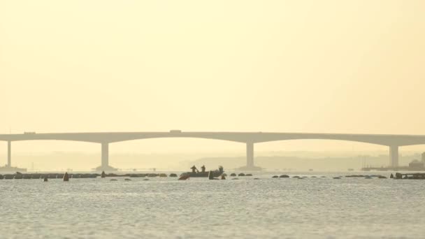 Port in Taranto, Italy — Stock Video