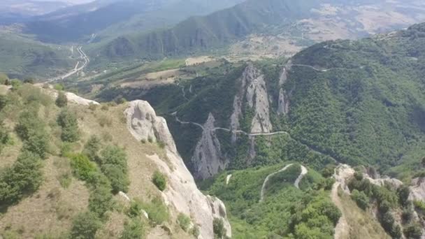 Colinas verdes em Basilicata — Vídeo de Stock