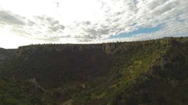Hava görünümünü gorge in Gravina Di Puglia, İtalya