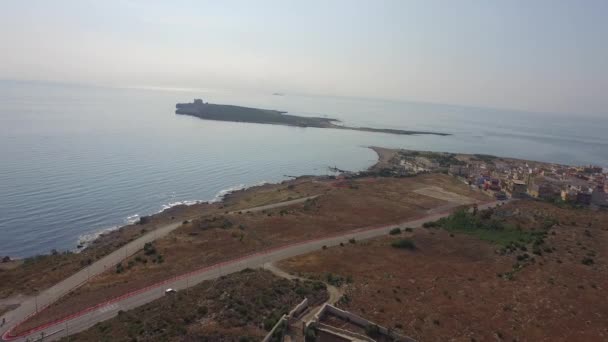 Όμορφη Seascape Και Pachino Πόλη Comune Επαρχία Της Συρακούσες Σικελία — Αρχείο Βίντεο