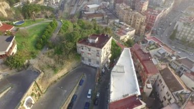 Gündüz, Güney İtalya, Napoli şehrin havadan görünümü