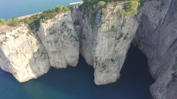 Sperlonga kust in Gaeta, Italië — Stockvideo