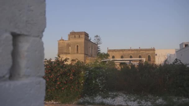 Vue Panoramique Sur Jardin Près Hôtel Espagnol Casolare — Video