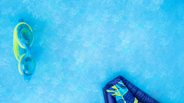 Плавальний басейн спортивний повзаючий плавальний плавальний плавальний плавальний банер. аксесуари для тренування водного басейну для змагань. Здоровий банер активного способу життя 3x8 — стокове фото