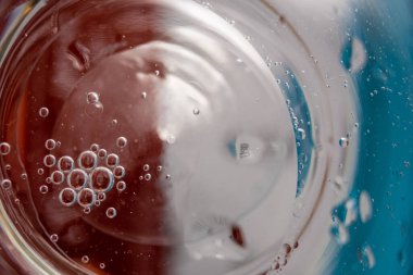 soyut arkaplan resmi beyaz, kırmızı ve mavi birçok daire