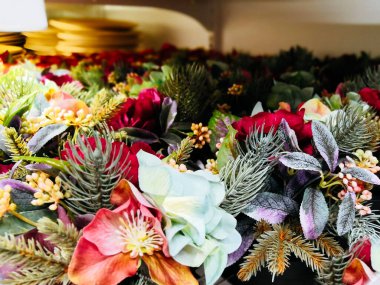 Seçici odaklı doğal yeşil arka plan. Metin maketiniz için alanı olan soyut arkaplan