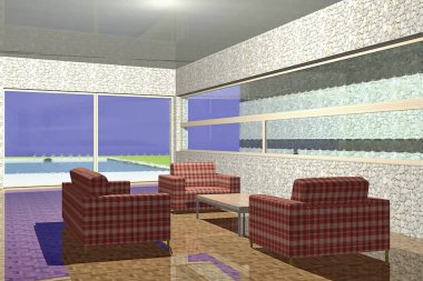 modern oturma odası