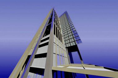 Modern cam gökdelenler