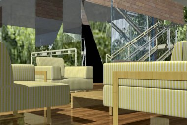 modern oturma odası