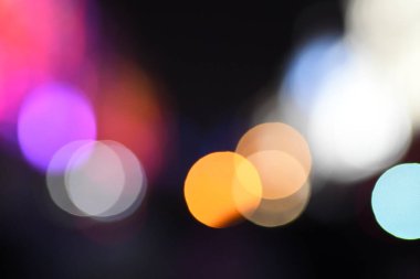 Arka plan bokeh ışık