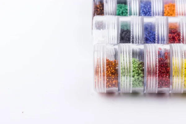 Stockage de perles assorties — Photo