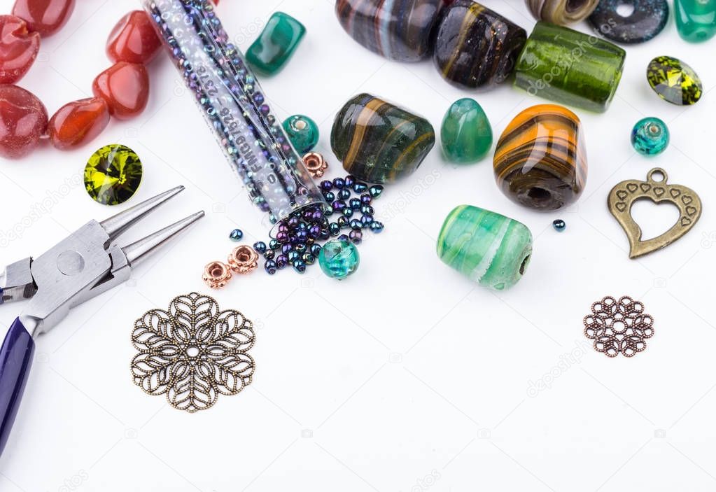 Stone beads and components