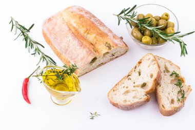 Zeytinyağı ile ciabatta boncuk