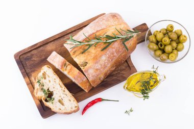 Ciabatta zeytinyağı ile