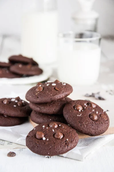 Biscotti al cioccolato — Foto Stock