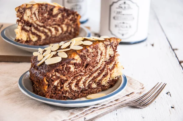 Çikolatalı kek zebra 