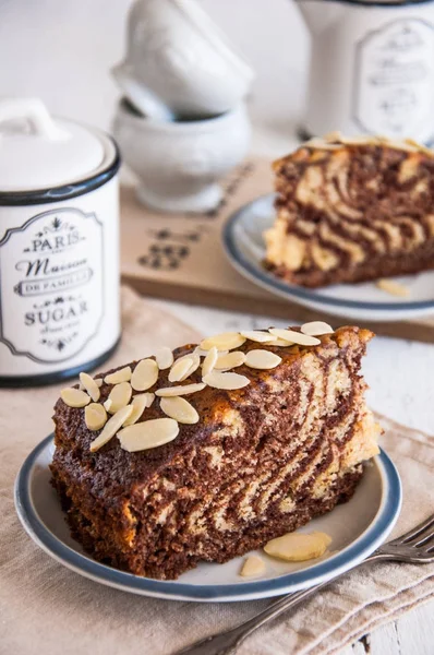 Çikolatalı kek zebra 