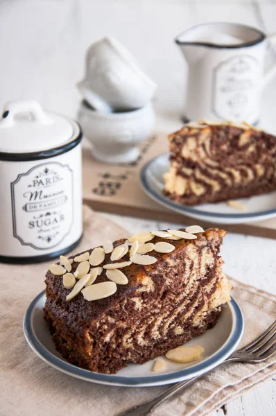 Çikolatalı kek zebra 