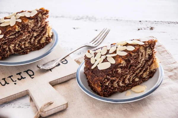 Çikolatalı kek zebra 