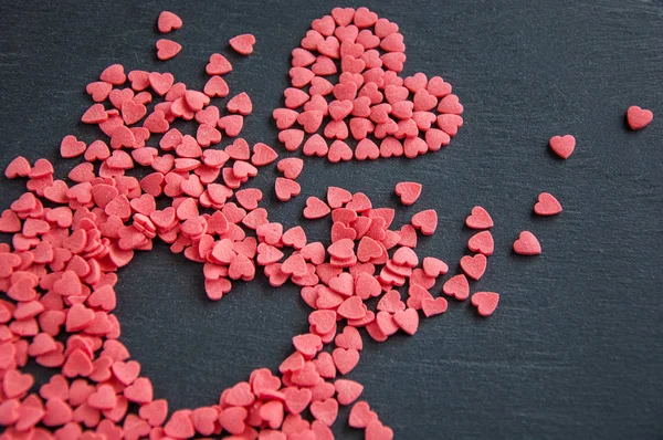 şeker kalpler Sevgililer günü arka plan