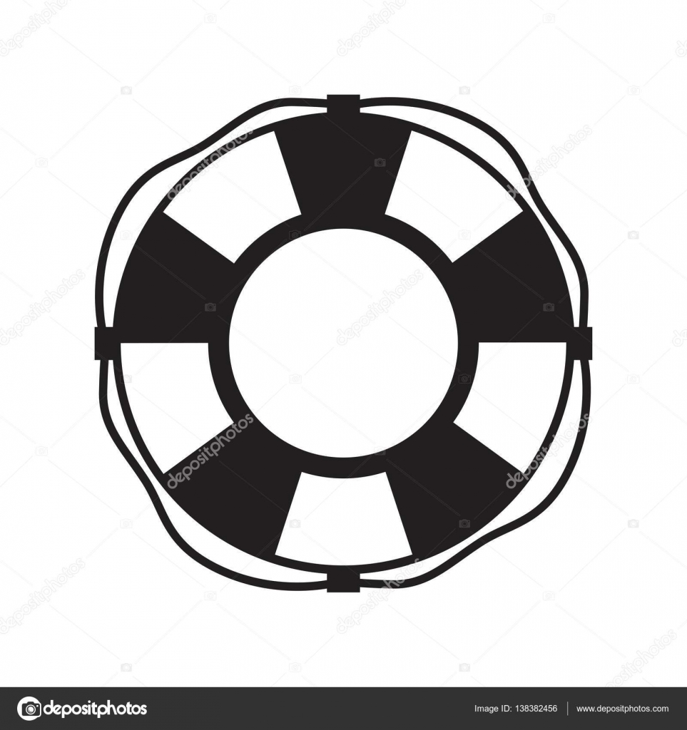 Lifebuoy flat icon — Stock Vector © slasny1988 #138382456
