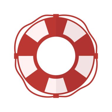Lifebuoy düz simgesi