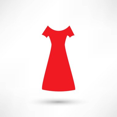 elbise düz simgesi