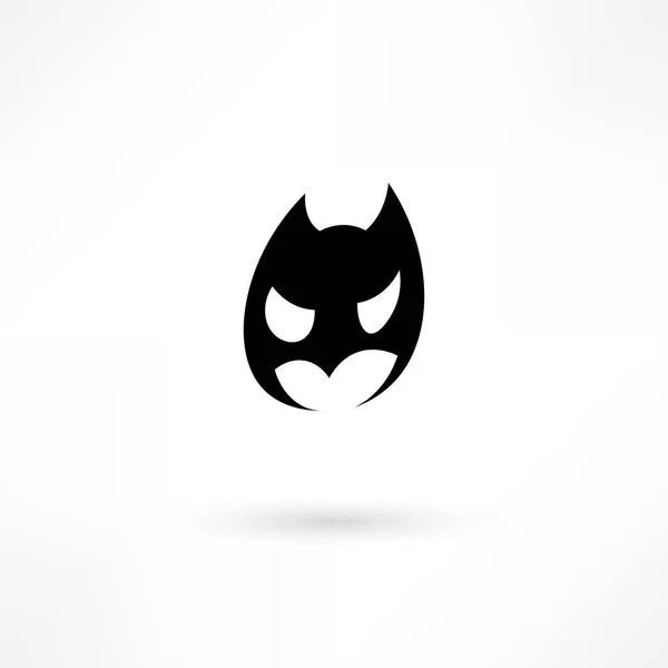 Icône plate Superhero — Image vectorielle