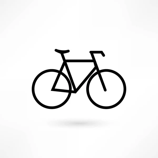 Fiets eenvoudige pictogram — Stockvector