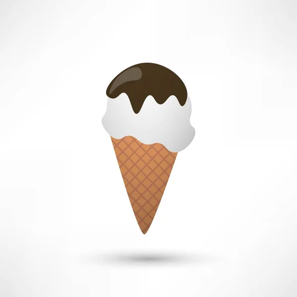 アイスクリームアイコン — ストックベクタ