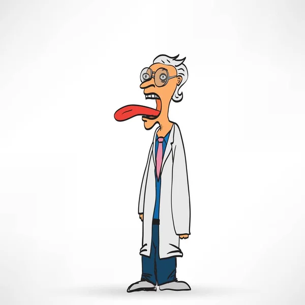 Cartoon läkare karaktär — Stock vektor
