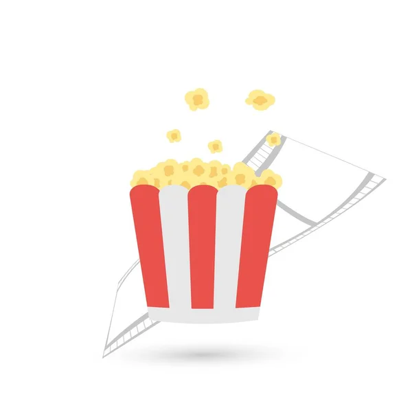 Popcorn emmer pictogram — Stockvector