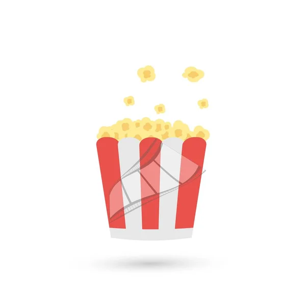 Popcorn emmer pictogram — Stockvector