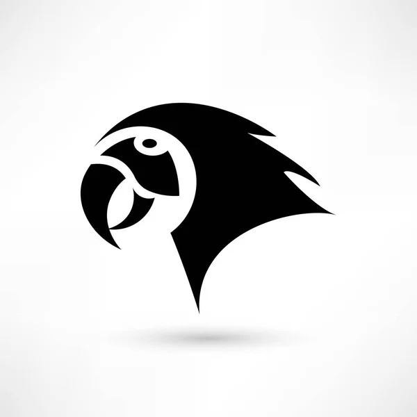 Parrot platte pictogram — Stockvector