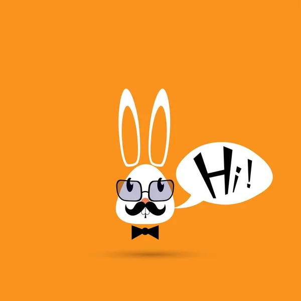 Rabbit cartoon design — Stock Vector