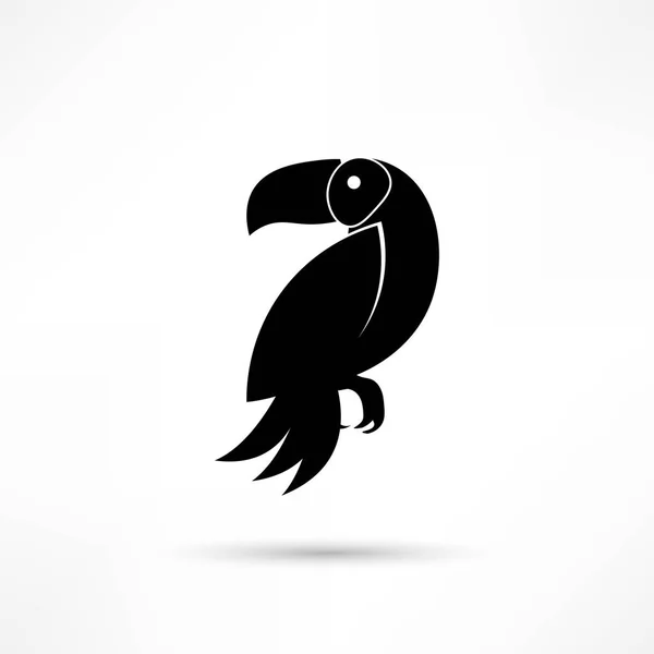 Toucan icono simple — Vector de stock
