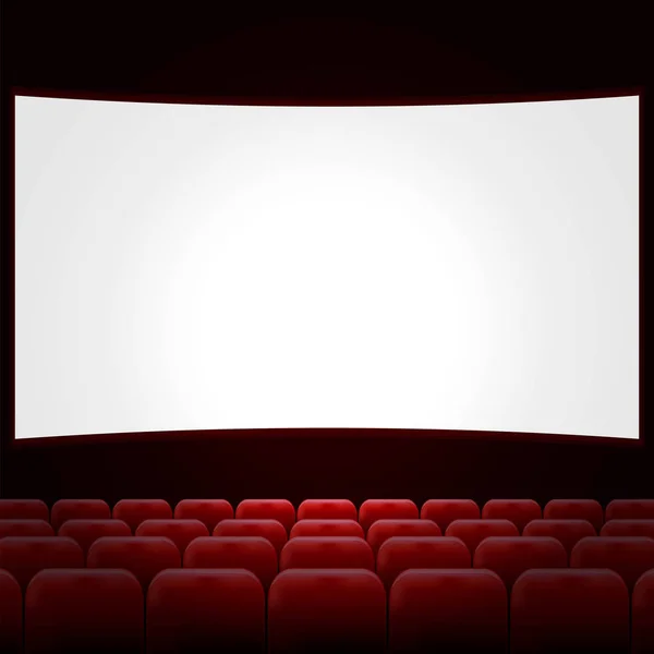 Asientos de cine o teatro — Vector de stock