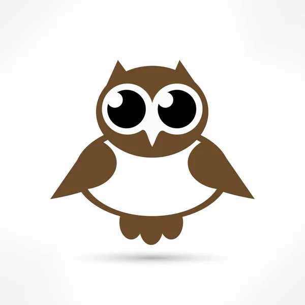 Owl icon design — Stock Vector