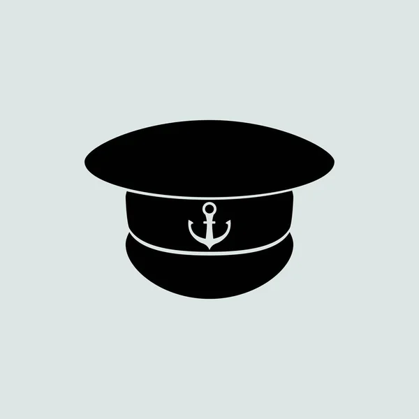 Icona cappello capitano — Vettoriale Stock
