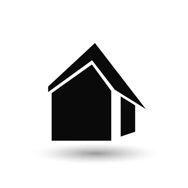Black house icon — Stock Vector