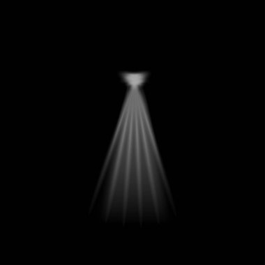 Parlak ışık efekti.