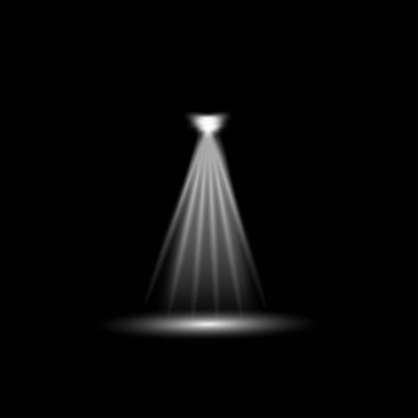 Parlak ışık efekti.