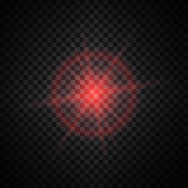 Parlak ışık efekti.