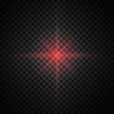 Parlak ışık efekti.